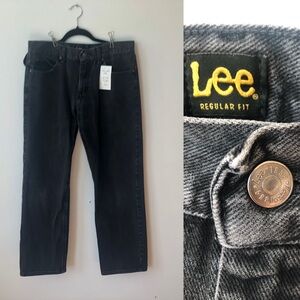 Lee denim jeans 32” waist 40” hips black faded cotton